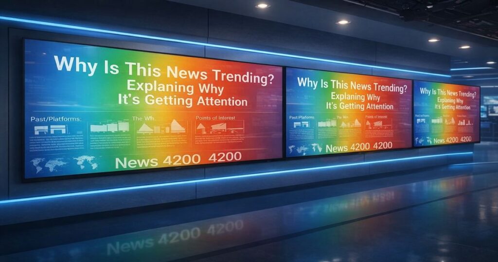 なぜこのニュースが話題なのかを解説する大型ニュース分析パネルのイメージ